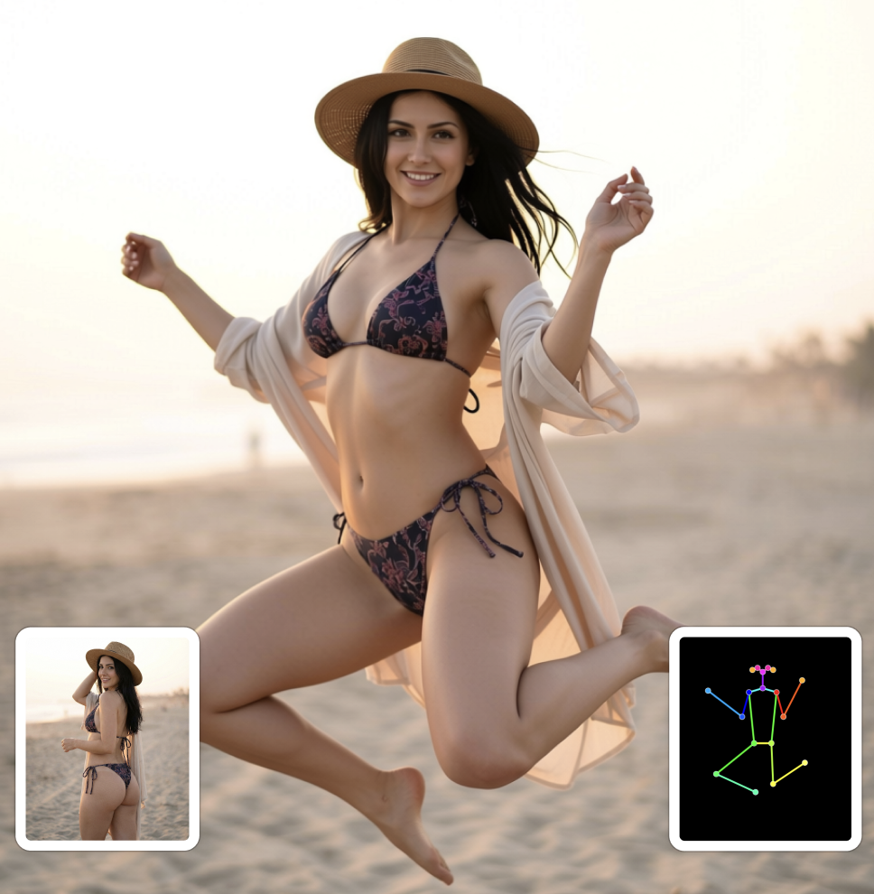 Pose Transfer example output