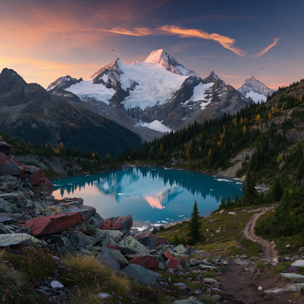 stunning landscape, high quality, detailed, sharp — Grok Imagine Image Quality