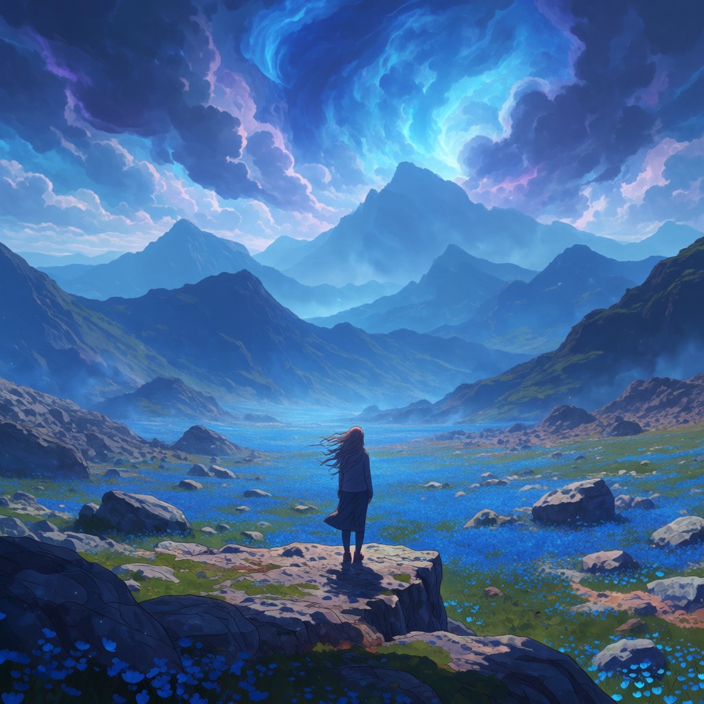 epic fantasy landscape. — Krea 2 Medium