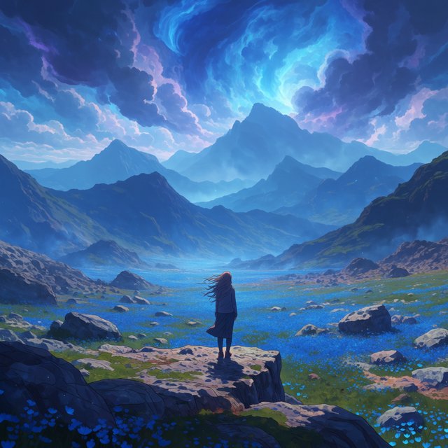 epic fantasy landscape. — Krea 2 Medium