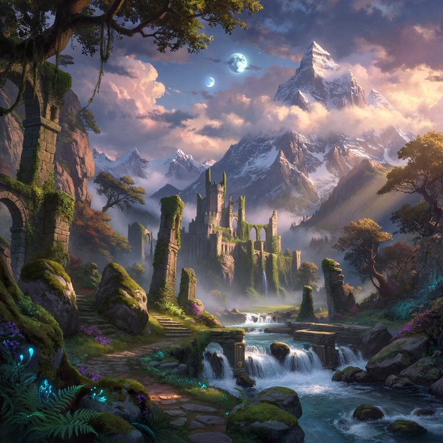 epic fantasy landscape. — ImagineArt 2