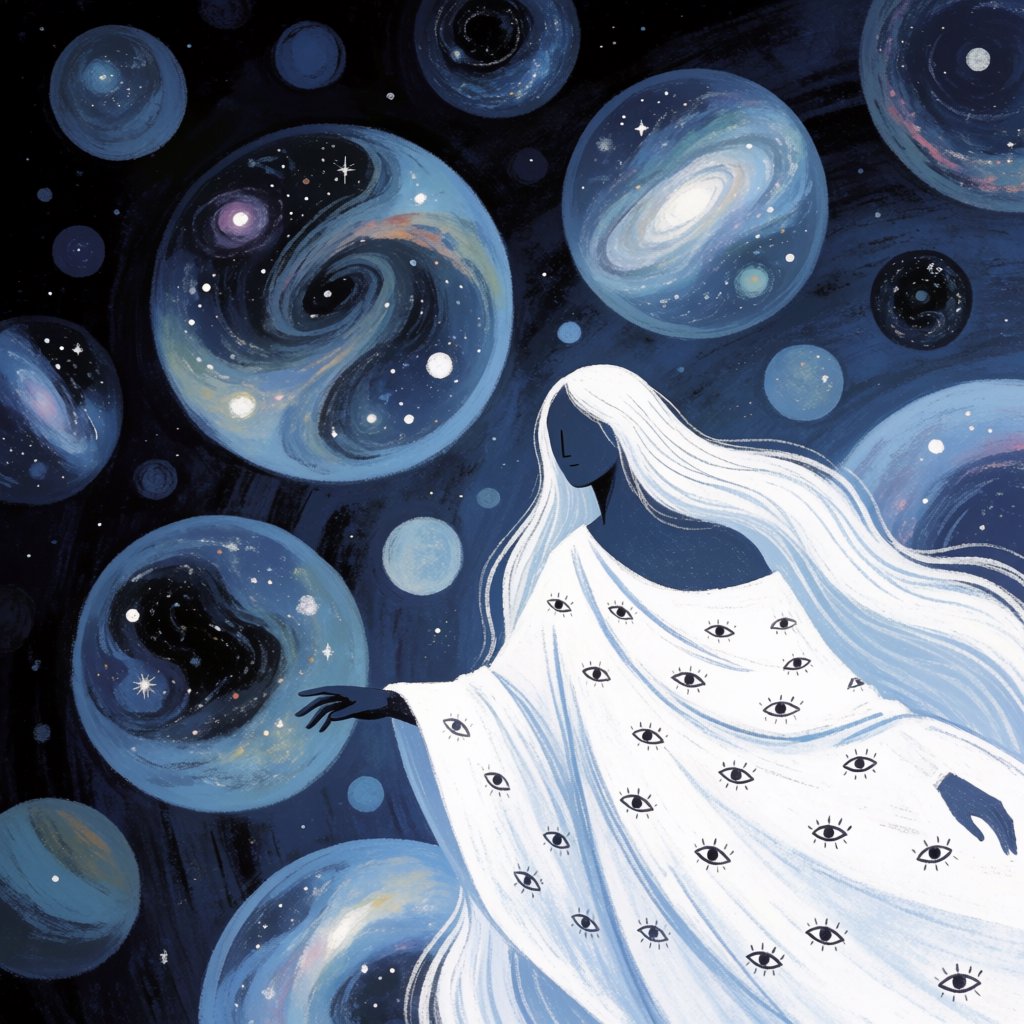 An immortal with a wave of their hand creates multiple universes. — Krea 2 Medium