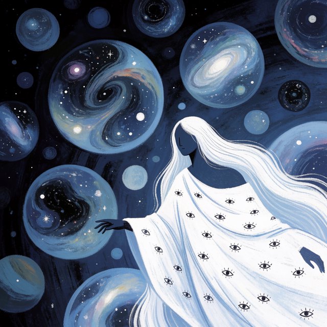 An immortal with a wave of their hand creates multiple universes. — Krea 2 Medium
