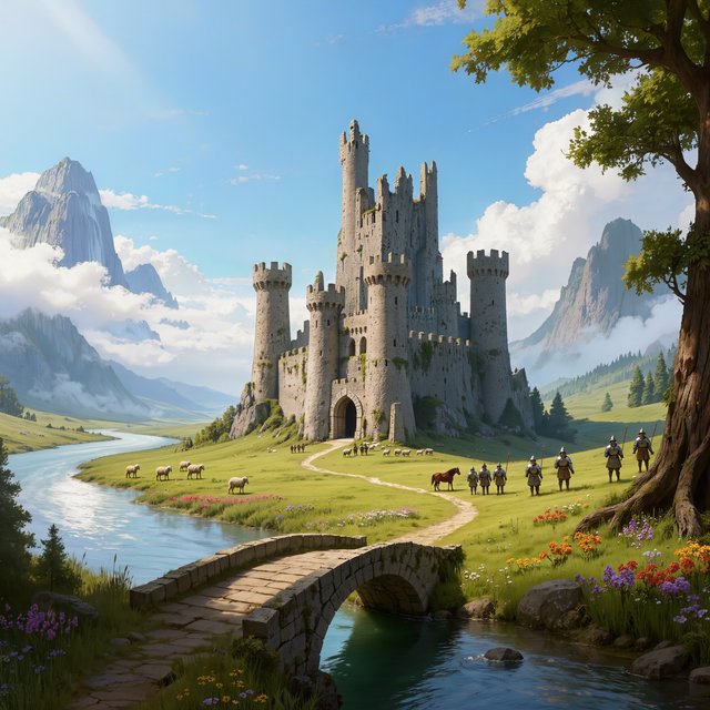 epic fantasy landscape. — Kling v3