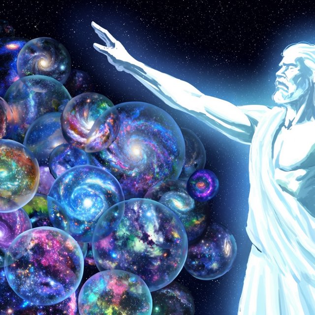 An immortal with a wave of their hand creates multiple universes. — Krea 2 Large