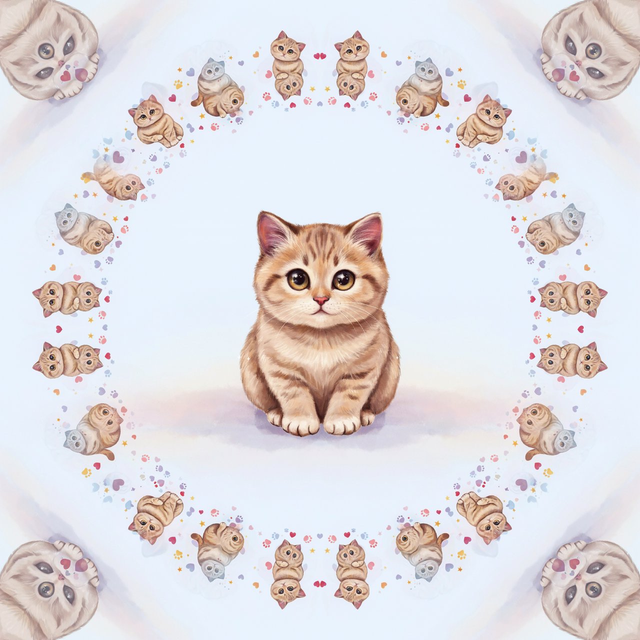 The infinite cat is infinite and adorable. — Ideogram v4