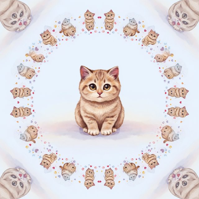The infinite cat is infinite and adorable. — Model 7