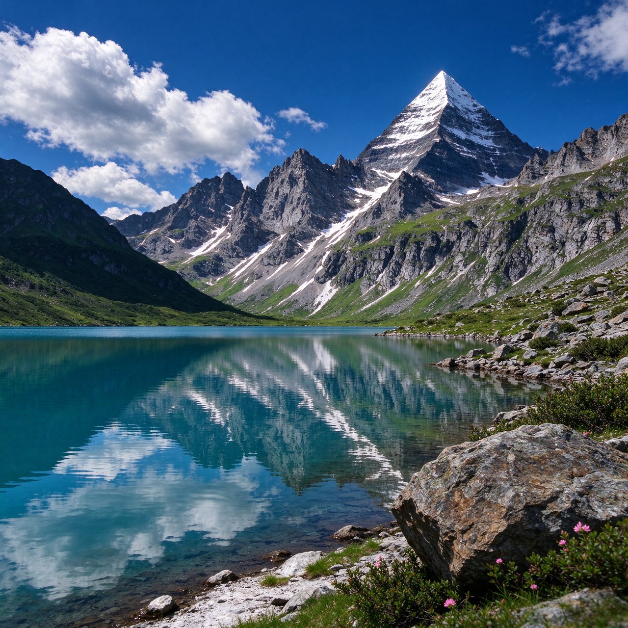 stunning landscape, high quality, detailed, sharp — Seedream 5.0 Flash