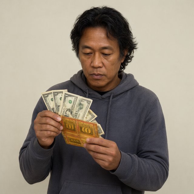 A realistic scene of a random adult person, either Black, white, or Asian, scratching a scratch ticket and discovering that they have won one million dollars. — Qwen Image 3.0