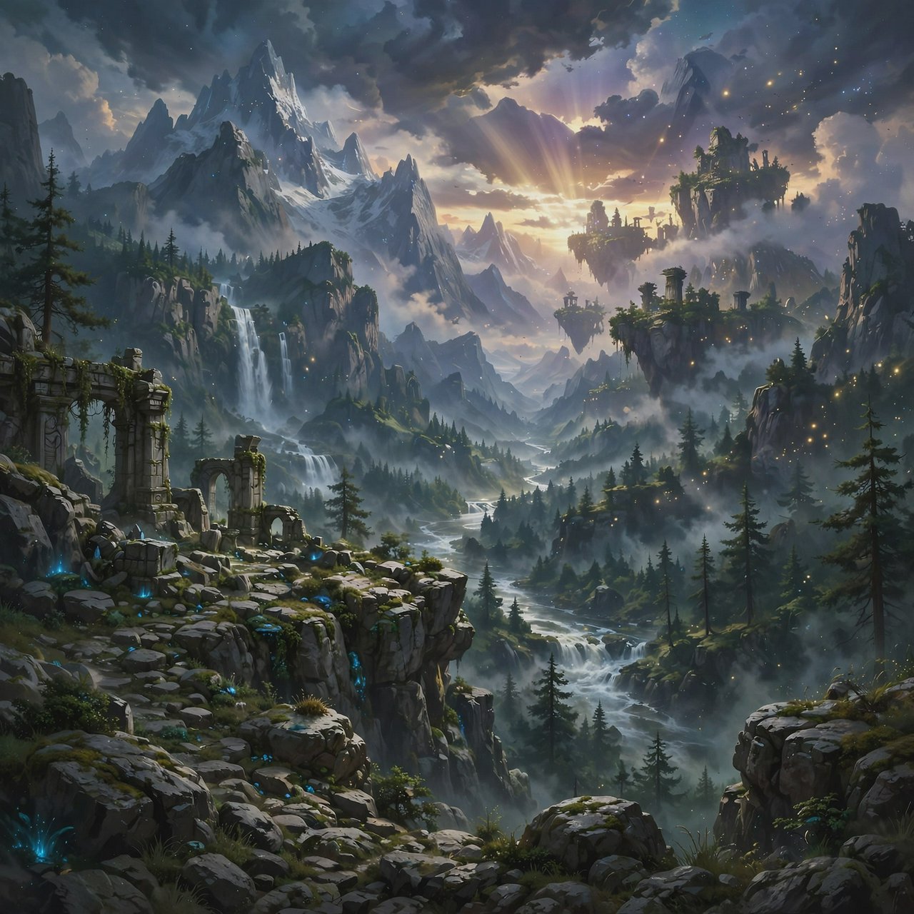 epic fantasy landscape. — Muse Image 1.0