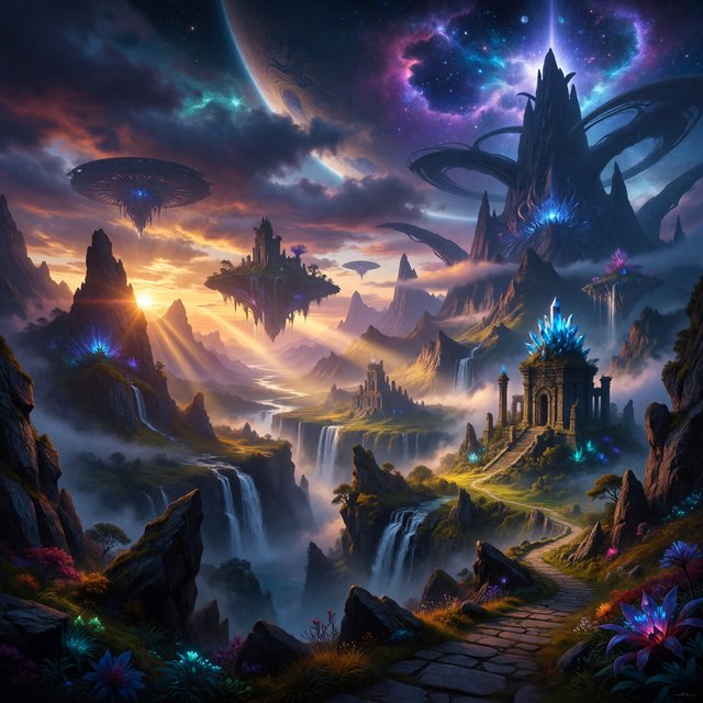 epic fantasy landscape. — ImagineArt 1.5 Pro