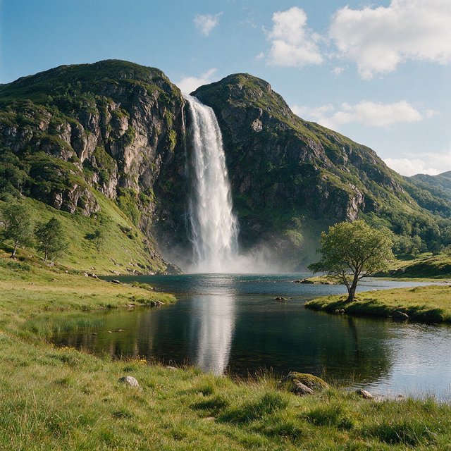 stunning landscape, high quality, detailed, sharp — Seedream 5.0 Pro