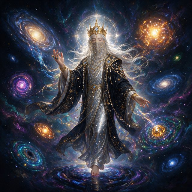 An immortal with a wave of their hand creates multiple universes. — Seedream 5.0 Pro
