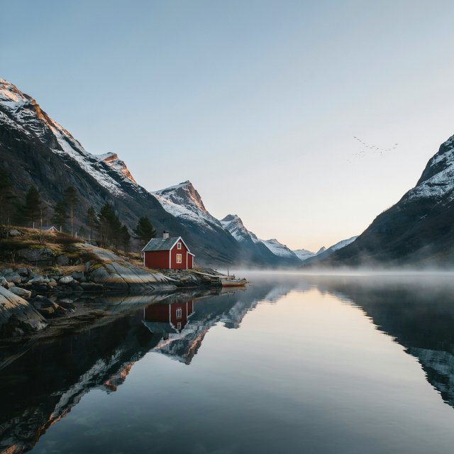 Ideogram v4 — land-fjord