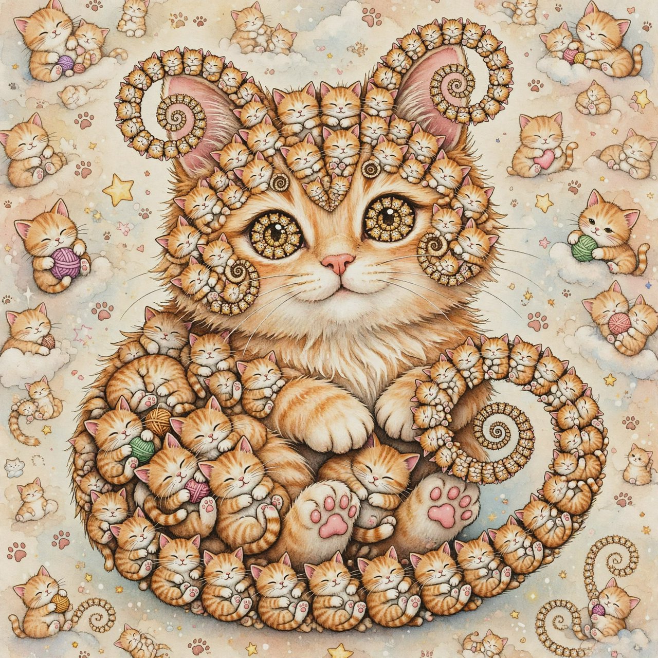 The infinite cat is infinite and adorable. — Muse Image 1.0