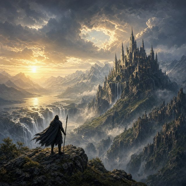 epic fantasy landscape. — Grok Imagine Image 2