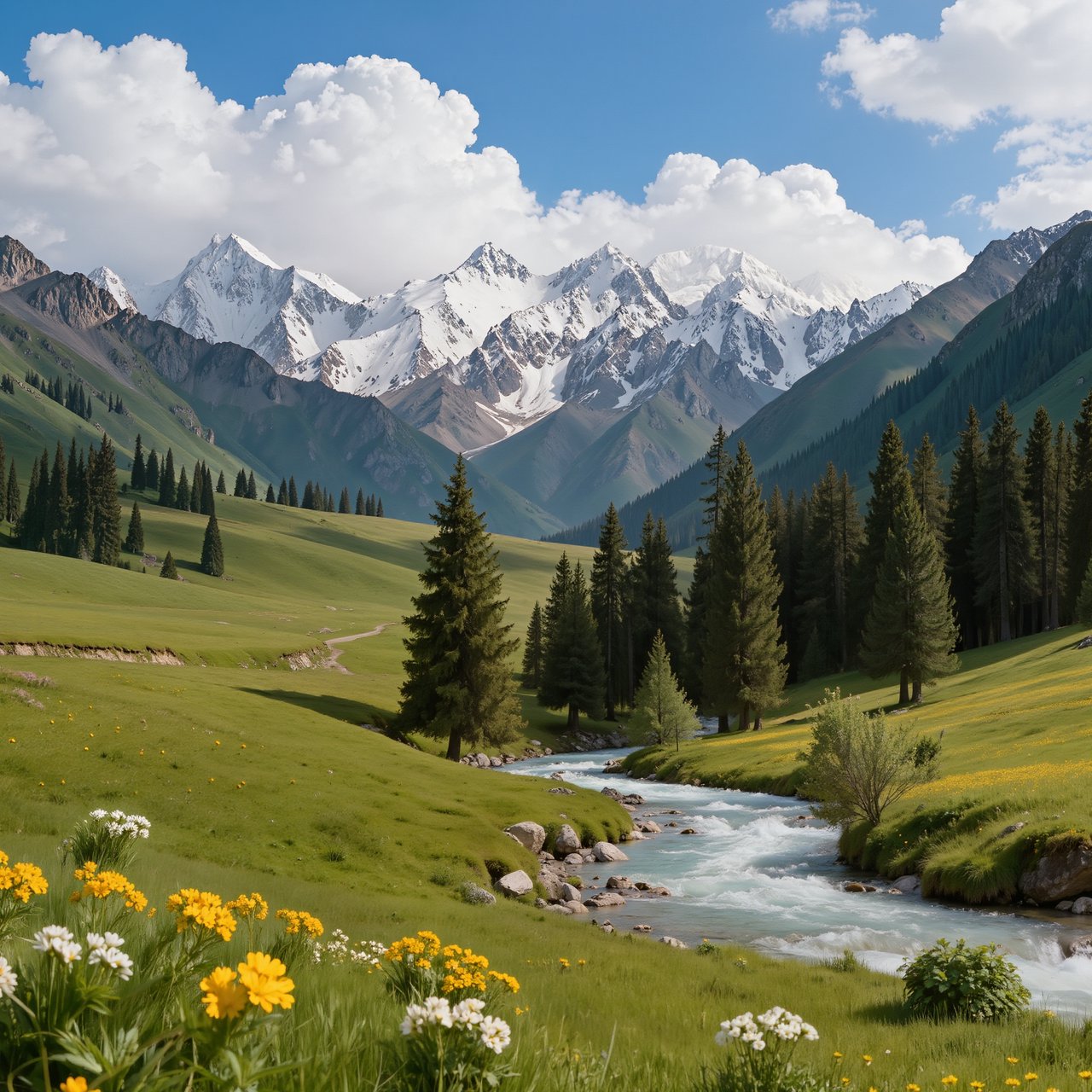 stunning landscape, high quality, detailed, sharp — Kling v3
