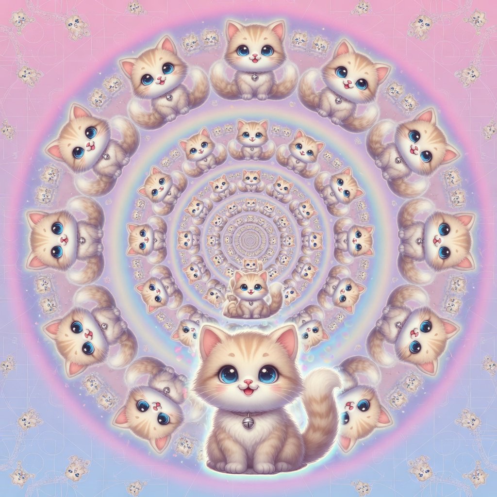 The infinite cat is infinite and adorable. — Grok Imagine Image Quality