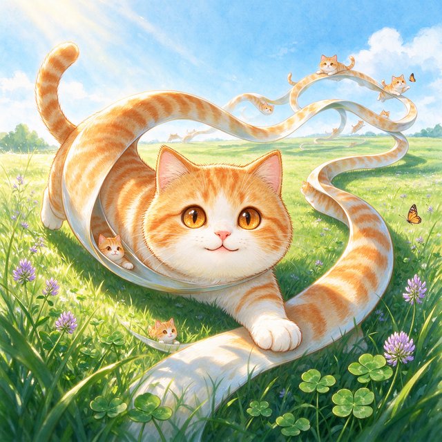 The infinite cat is infinite and adorable. — Model 19