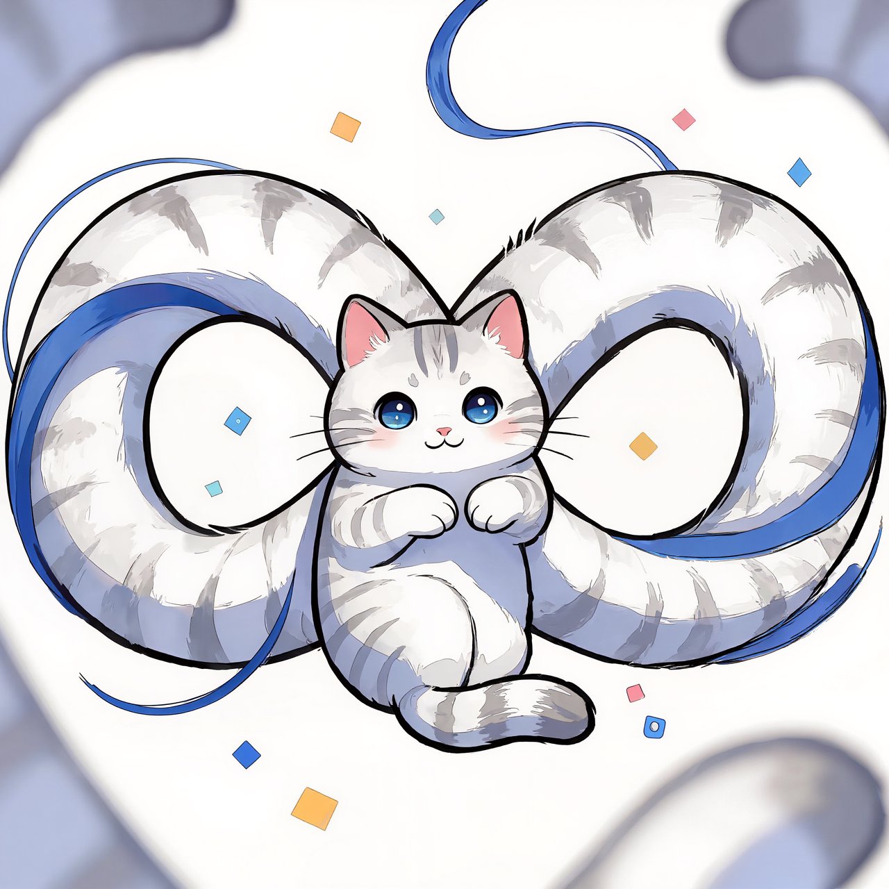 The infinite cat is infinite and adorable. — Kling v3