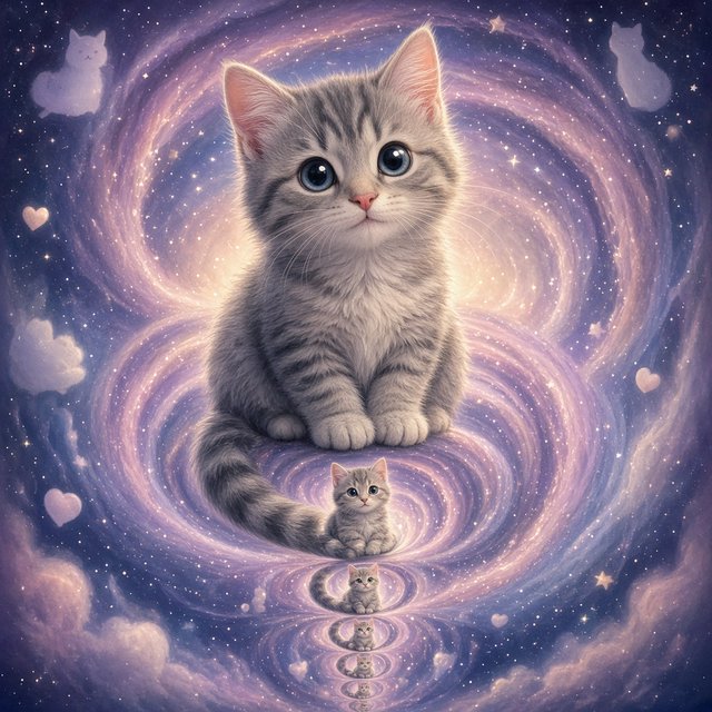 The infinite cat is infinite and adorable. — Model 5