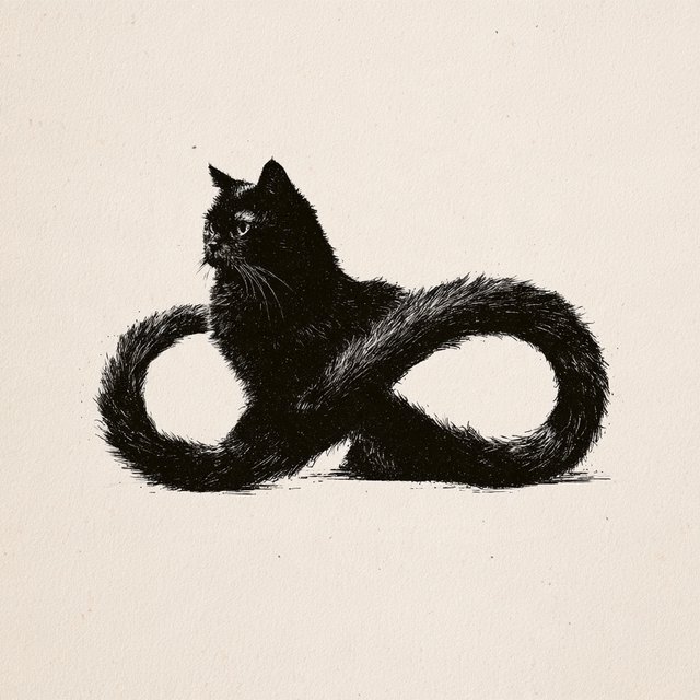 The infinite cat is infinite and adorable. — Model 13