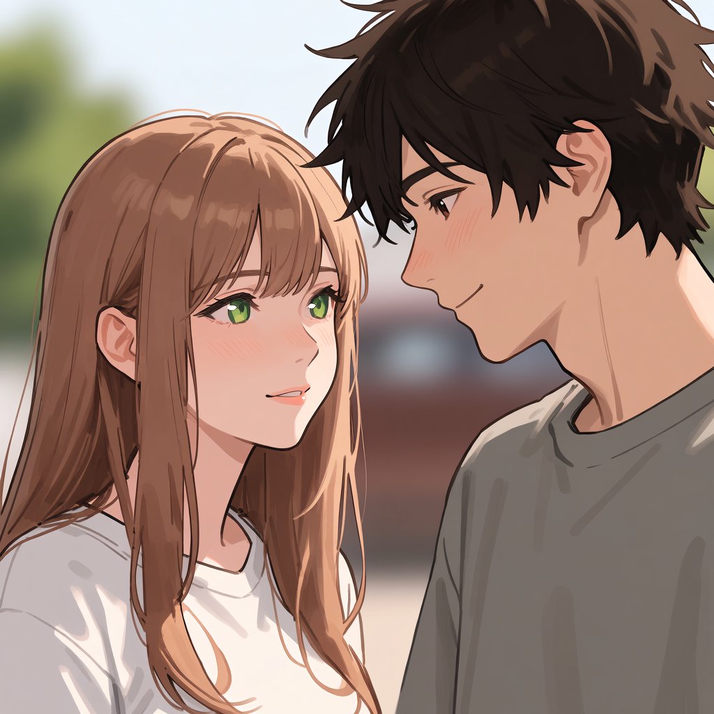 A realistic manga about a couple who entered a contest and ended up winning a trip to a place they always wanted to go. — Krea 2 Medium
