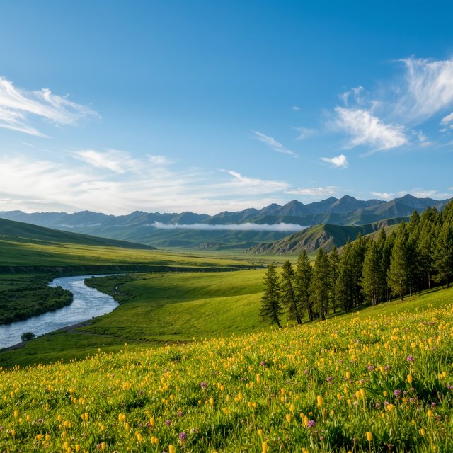 stunning landscape, high quality, detailed, sharp — Kling v3 Omni