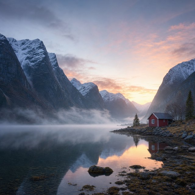 GPT Image 2 — land-fjord
