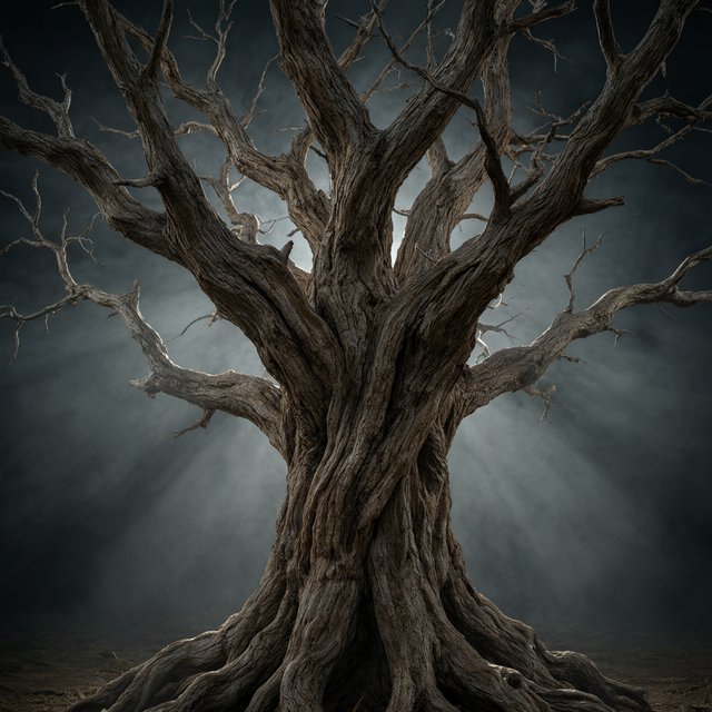 fantasy aesthetic, volumetric fog, chiaroscuro lighting, subsurface scattering, sculptural realism, an epic adult dryad. — Qwen Image 3.0 Pro