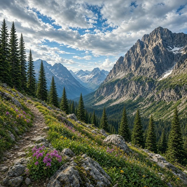 stunning landscape, high quality, detailed, sharp — Grok Imagine Image 2