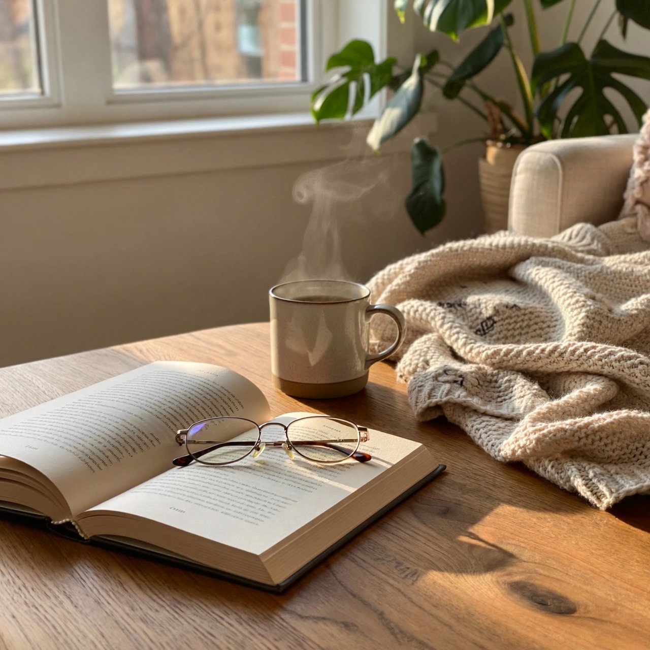 An image representing the word and concept of “Relaxing.” There are at least 4 moments that represent this. The word “Relax” and another word representing it are hidden naturally in the background. — ImagineArt 2