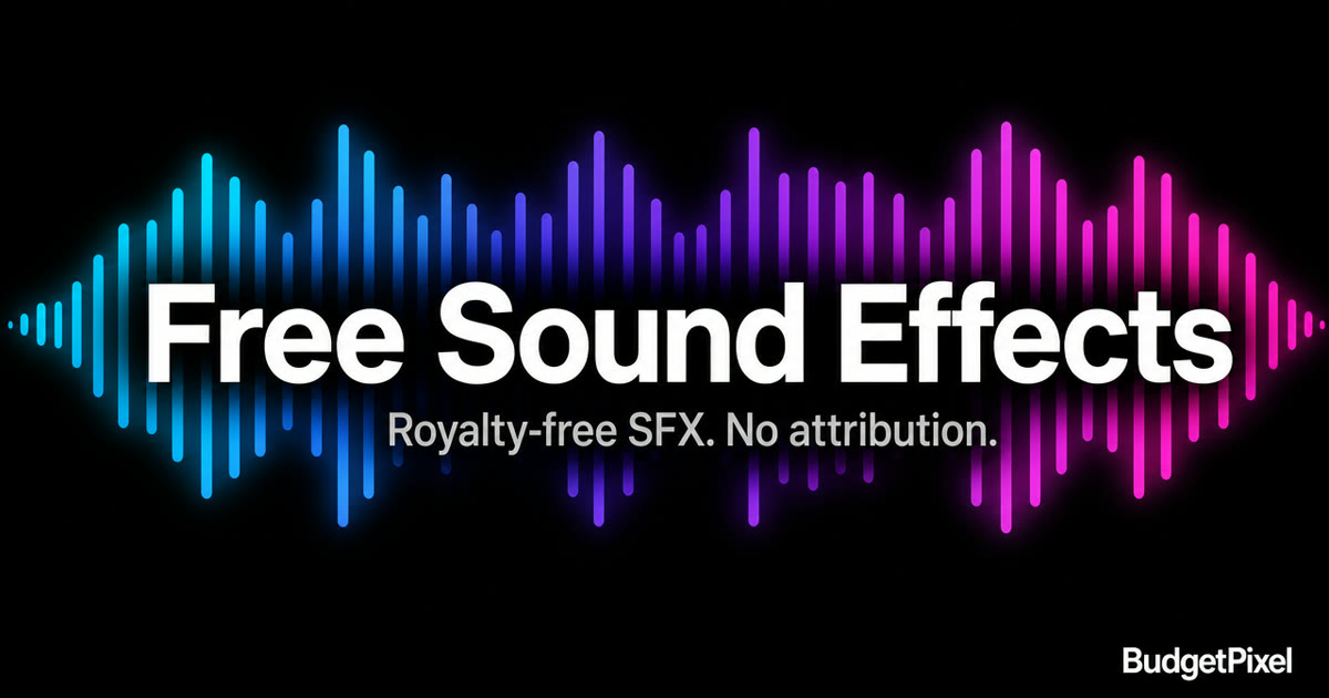 Where to Get Free WAV Sound Effects (No Attribution Required)