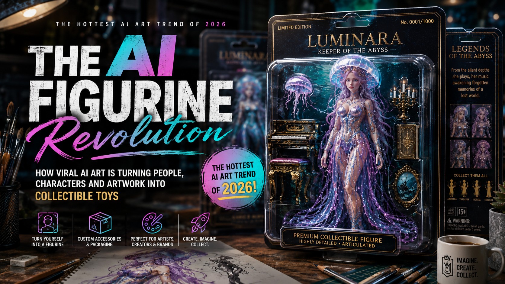 The AI Figurine Revolution: How Viral AI Art Is Turning People and Characters Into Collectible Toys