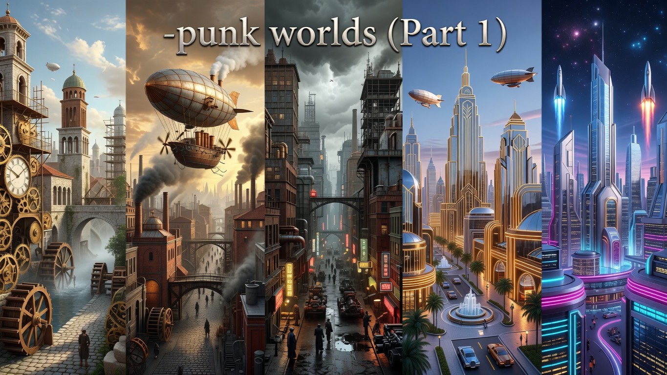 -punk worlds (Part 1 retro-futuristic) | BudgetPixel Blog