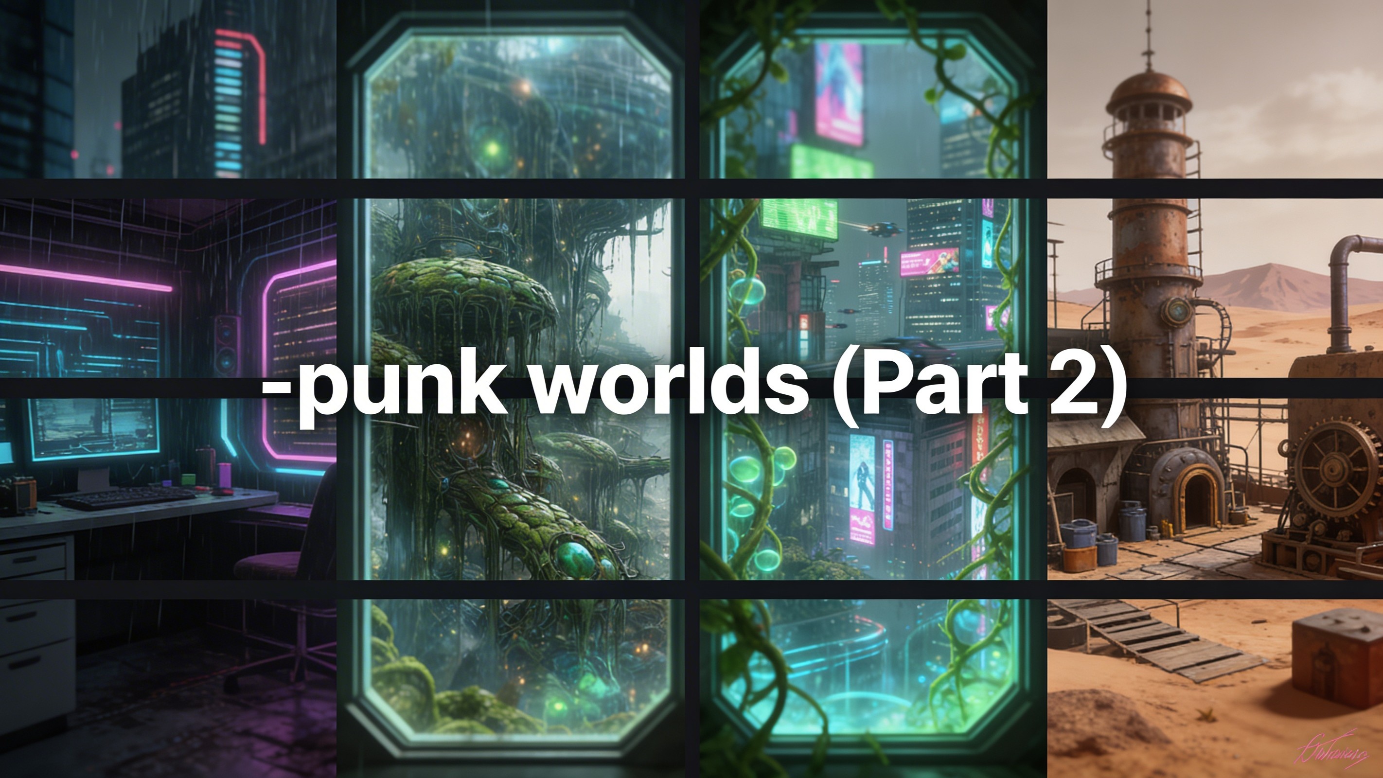 -punk worlds (Part 2 futuristic worlds) | BudgetPixel Blog