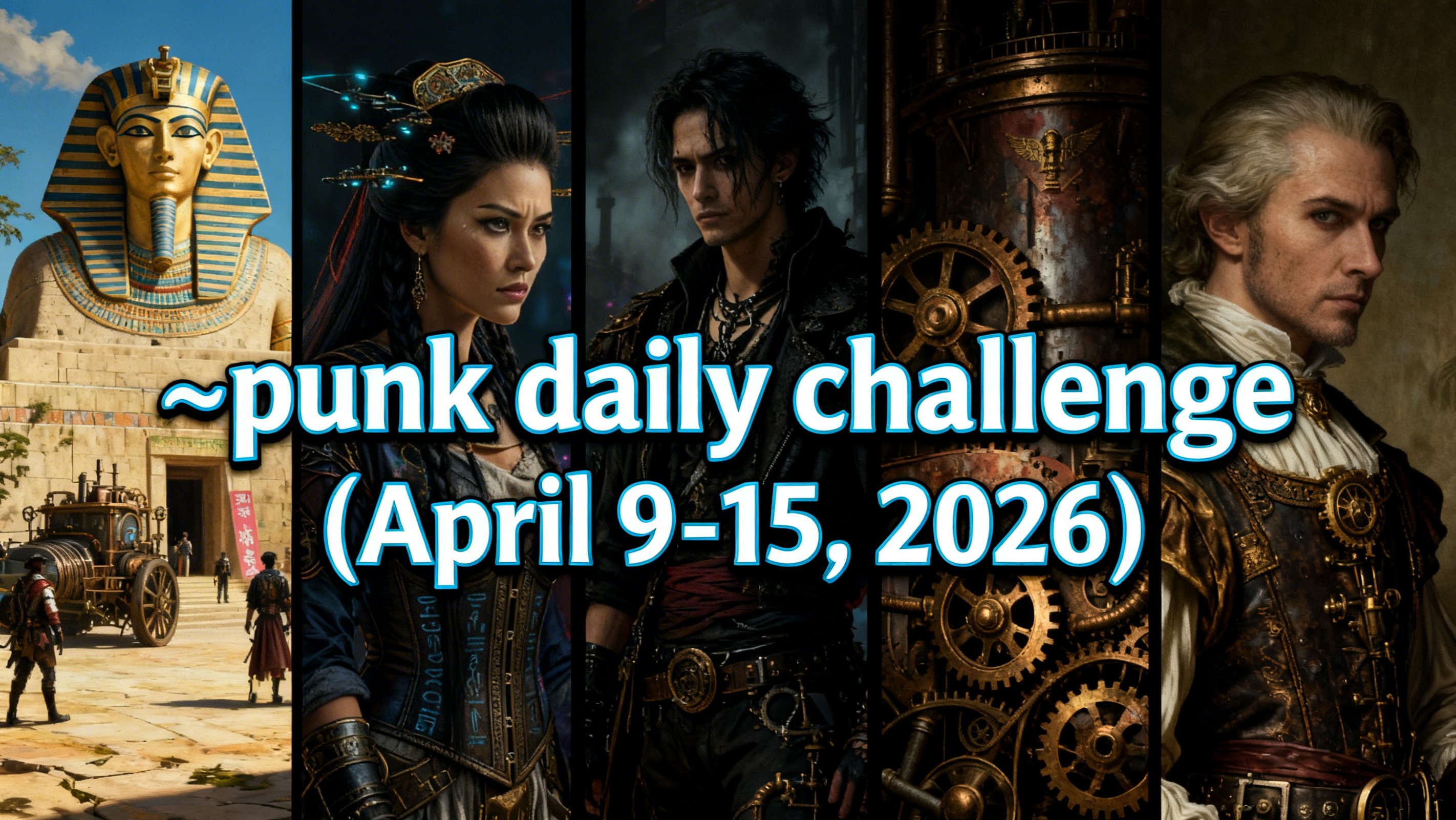~punk daily challenge (April 9 -15, 2026) | BudgetPixel Blog
