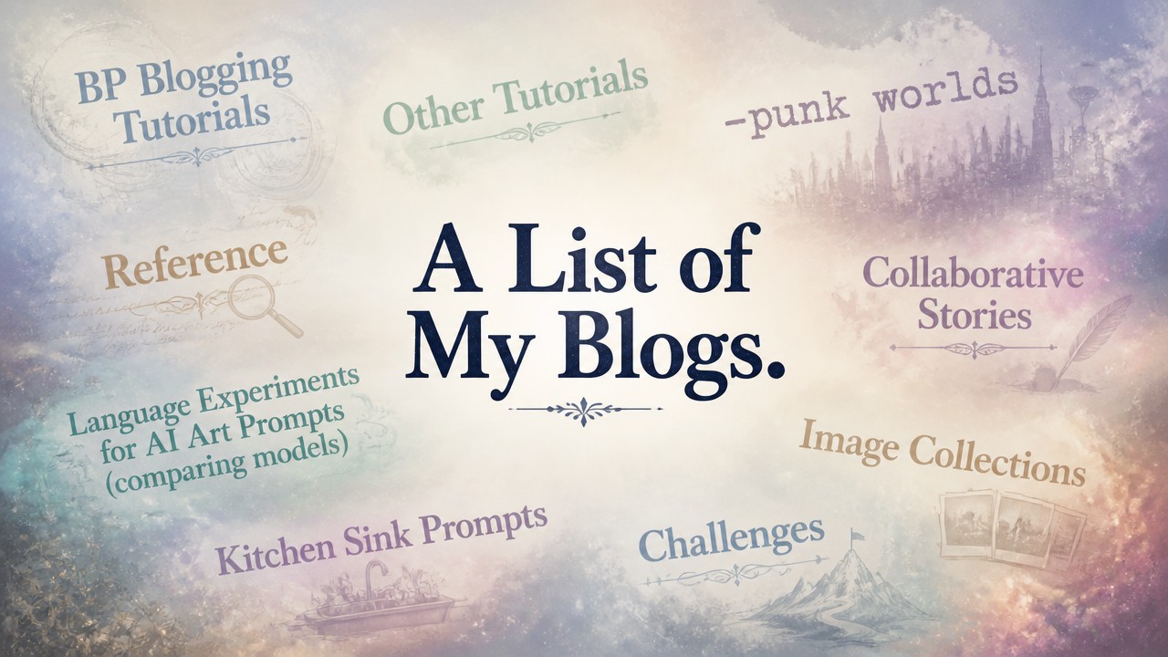 A List of My Blogs | BudgetPixel Blog