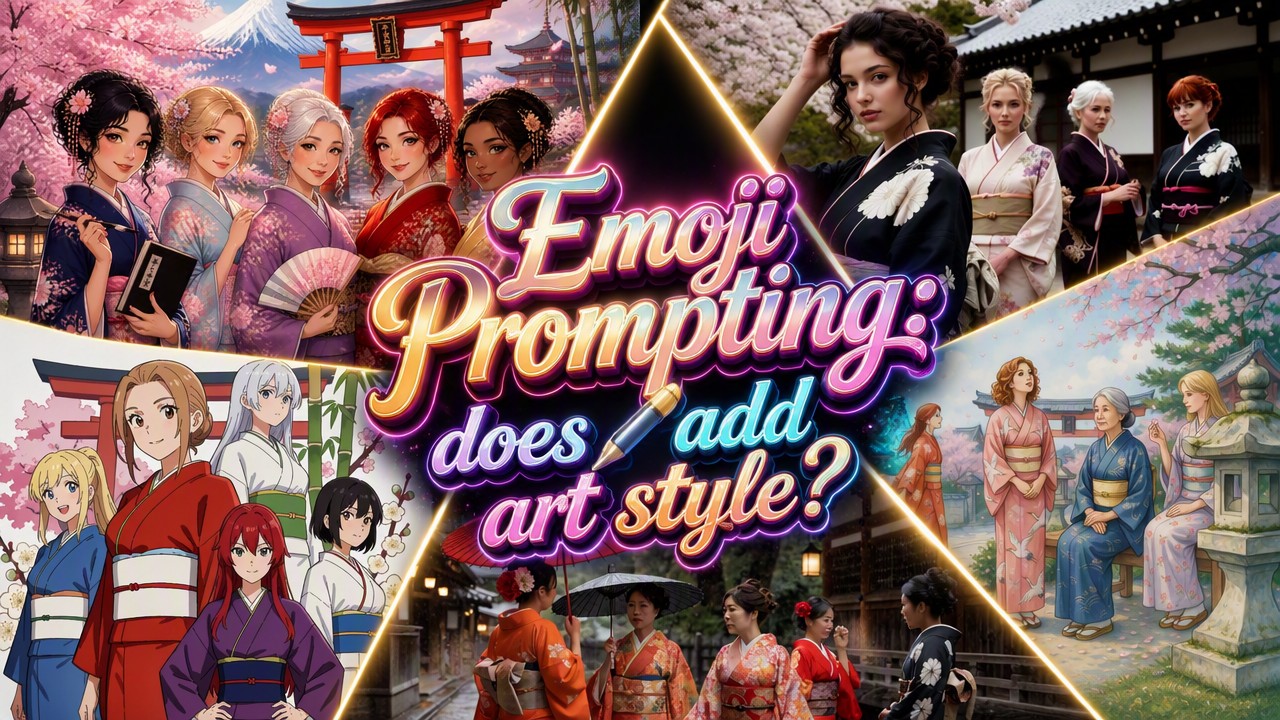 Emoji Prompting: does✒️add art style?