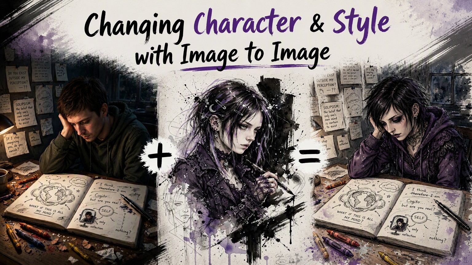 Changing character & style with Image to Image
