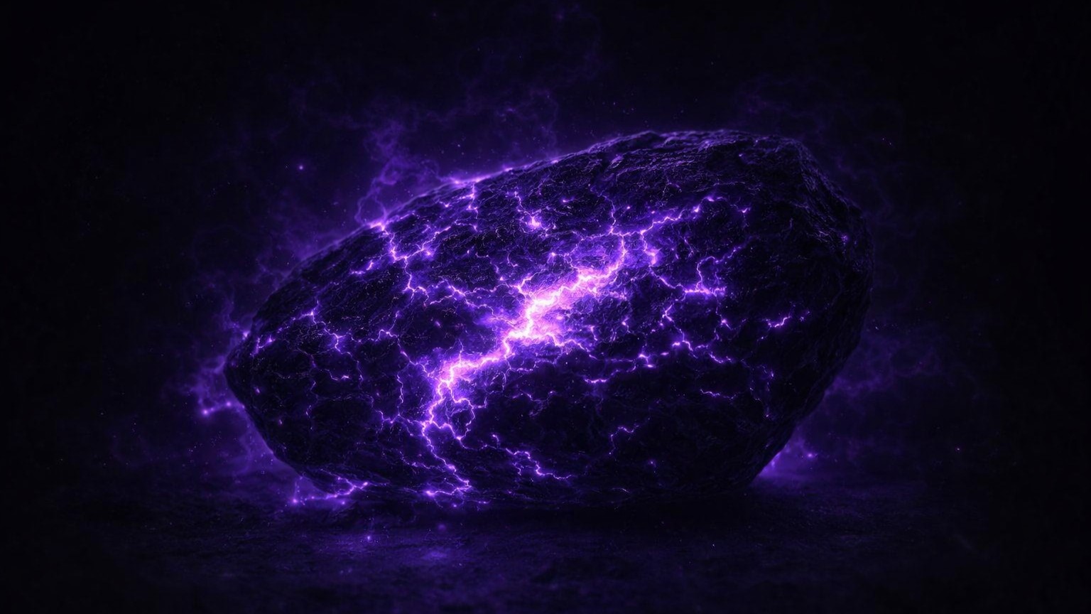 The Exclusion Zone: the purple glow