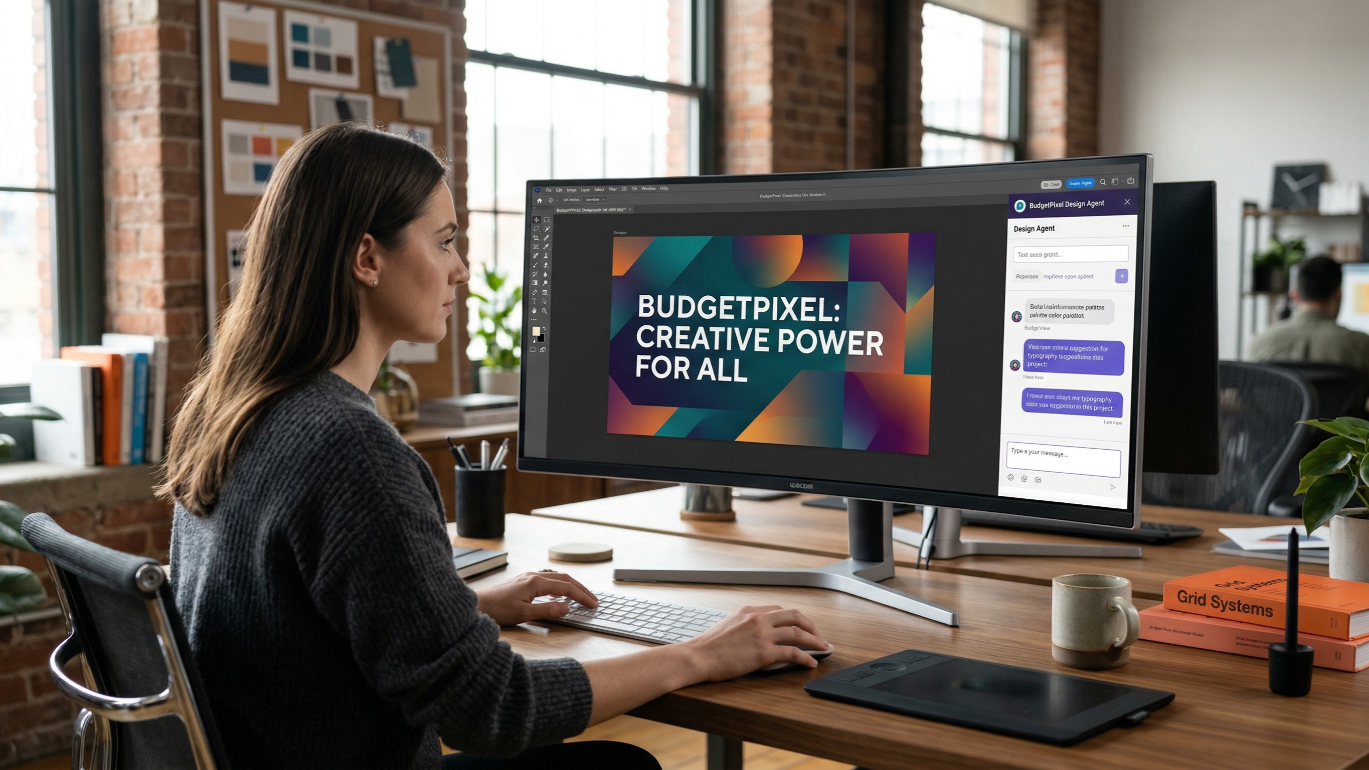 Chat to Generate in BudgetPixel Design Studio: A Better Way to Start Designing