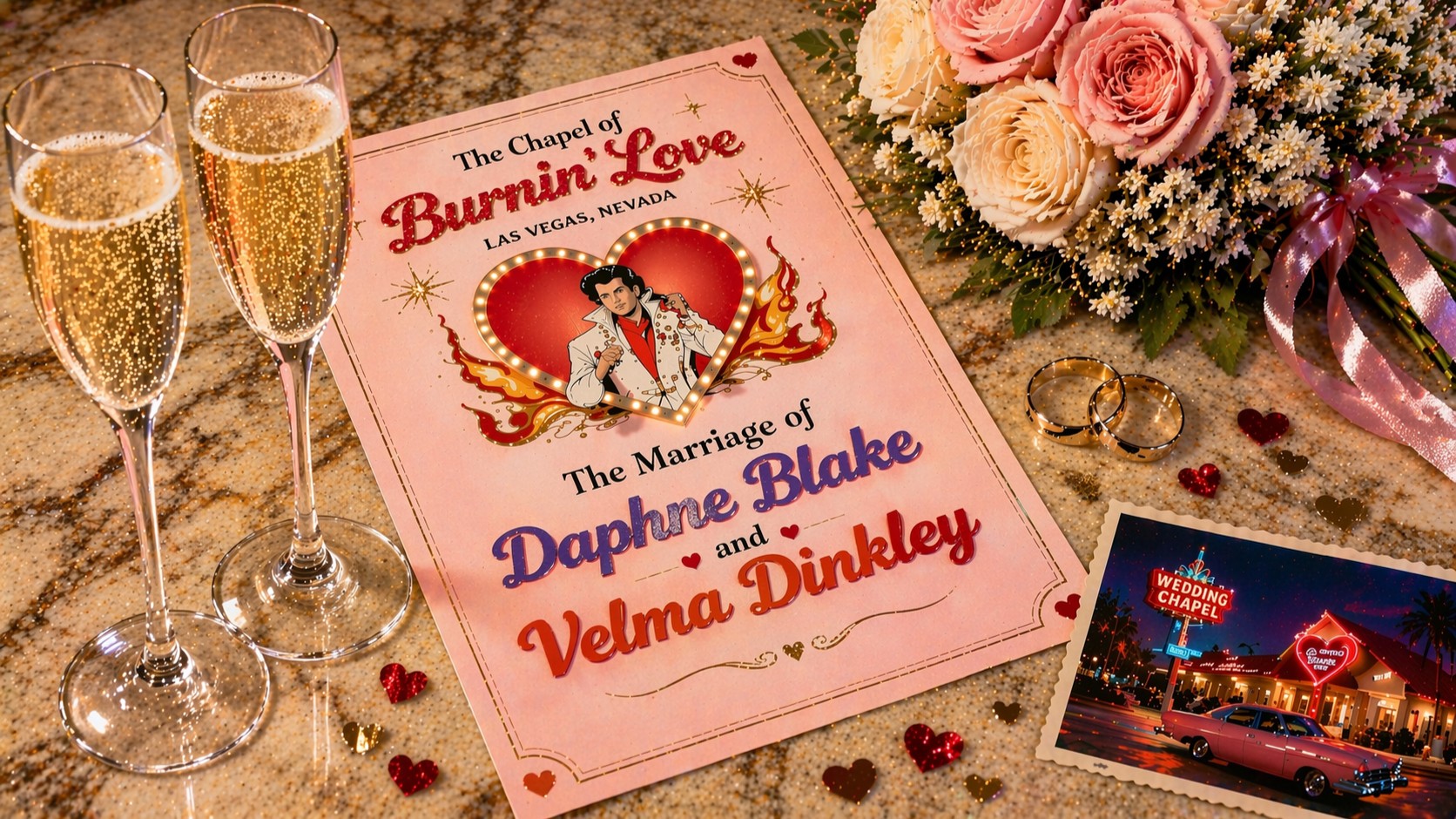 Daphne & Velma's Hawaiin Honeymoon: a Sapphic mini-story featuring Daphne Blake and Velma Dinkley