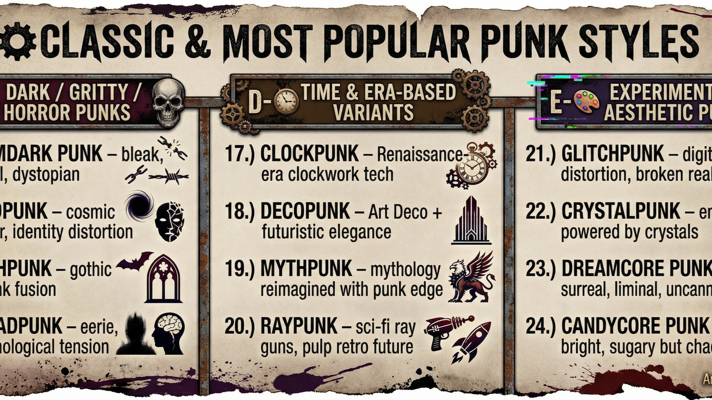 All 24 Punks and Explanation of Them | BudgetPixel Blog