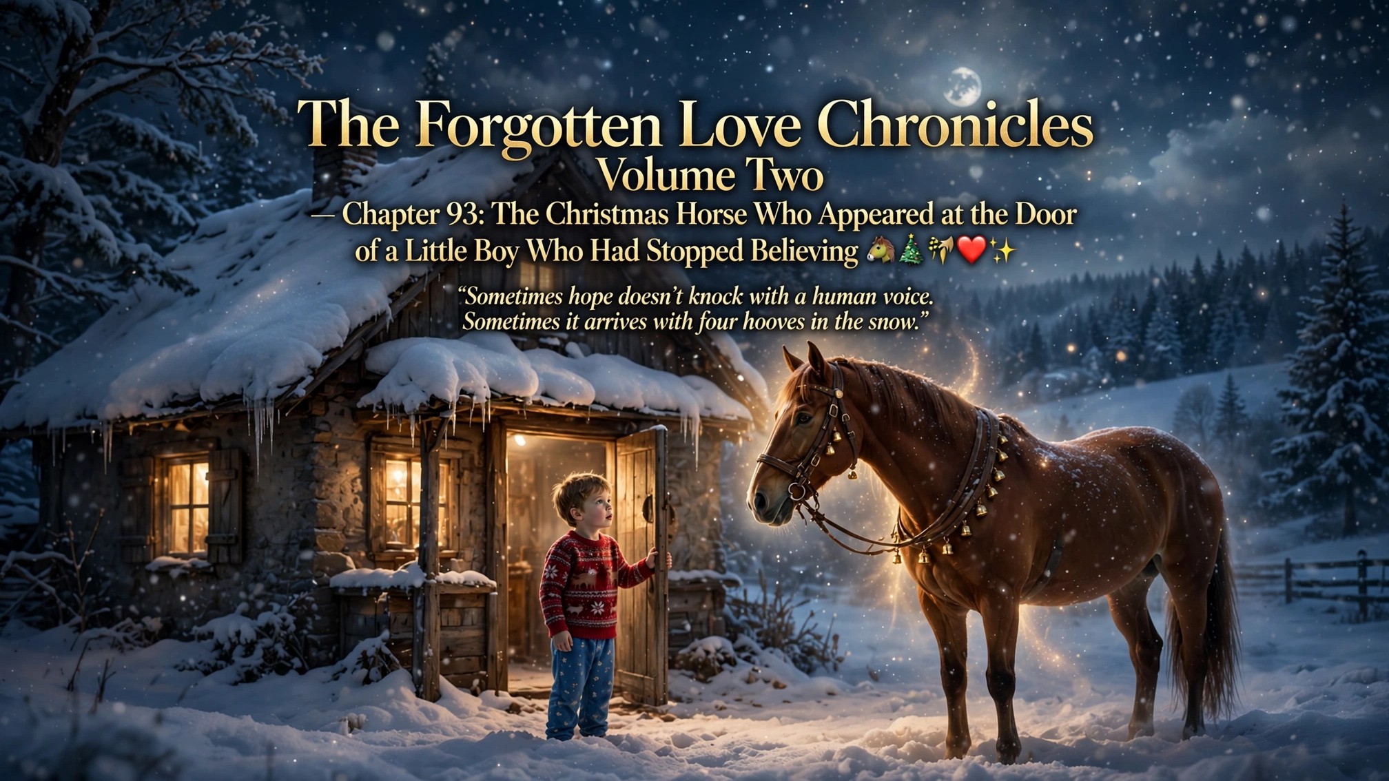 The Forgotten Love Chronicles Volume Two — Chapter 93: The Christmas Horse Who Appeared at the Door of a Li...