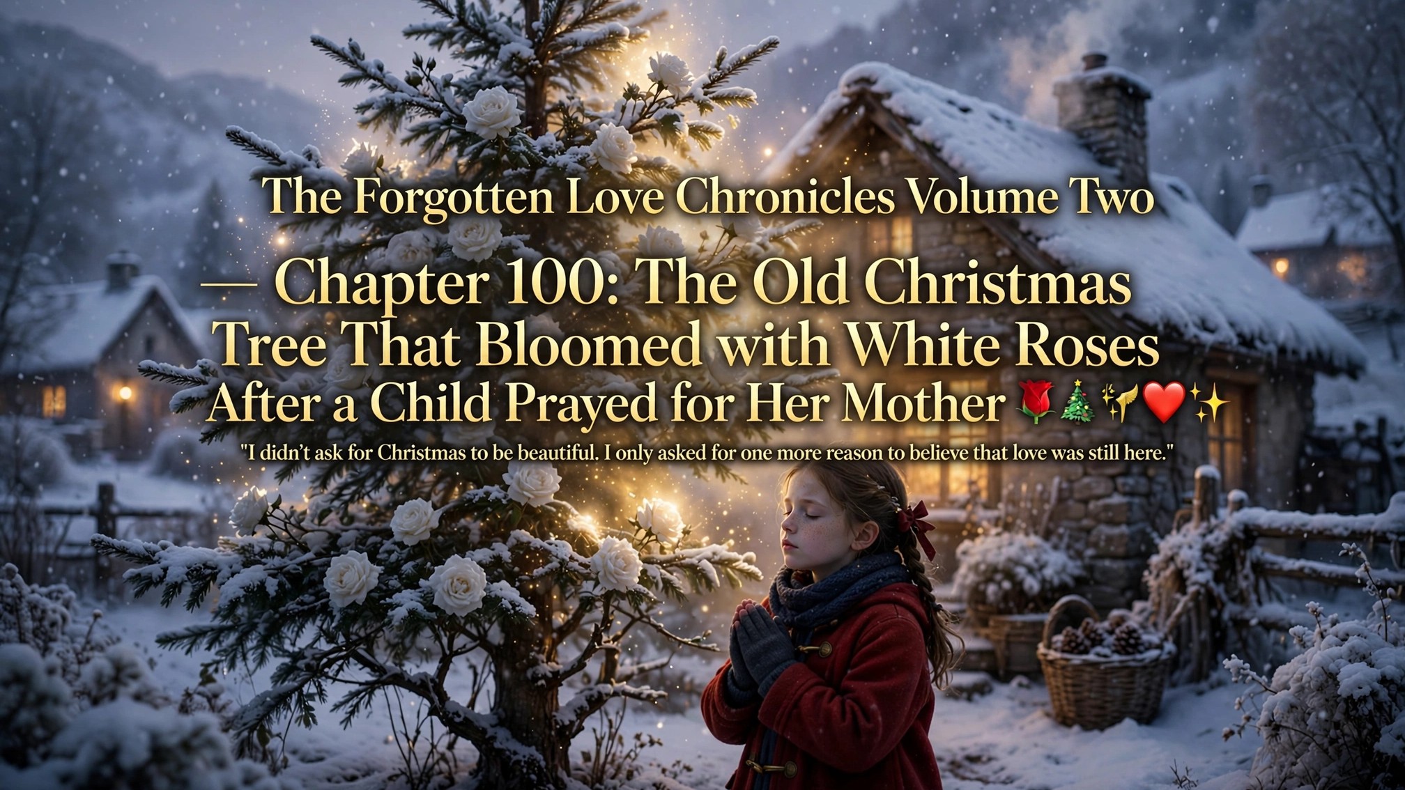 The Forgotten Love Chronicles Chapter 100: The Old Christmas Tree That Bloomed with White Roses After a Chi...