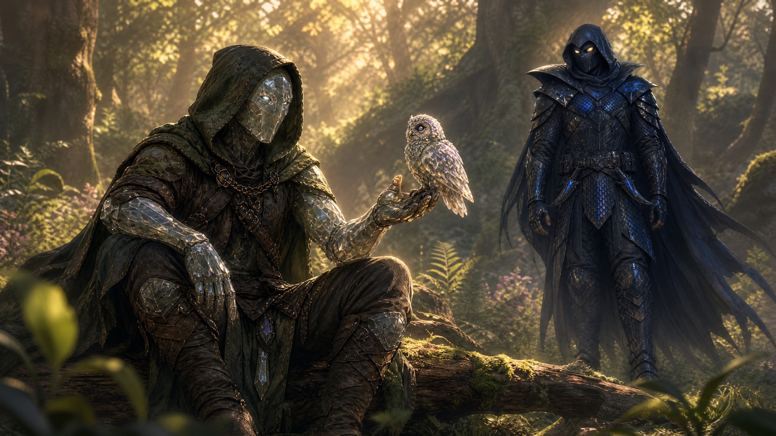 "Dark duels in the Twisting Grove." WIP1