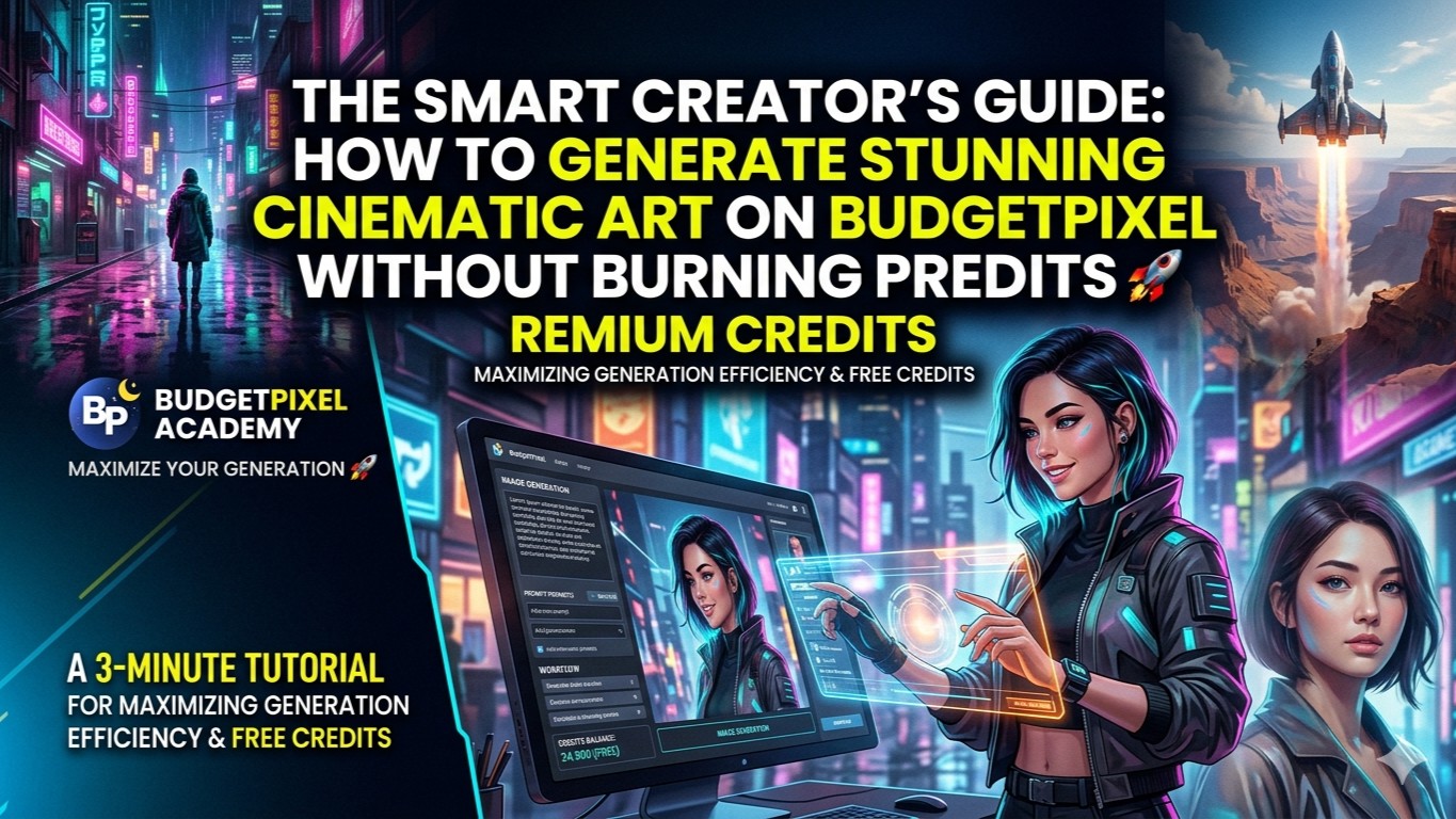 The Smart Creator’s Guide: How to Generate Stunning Cinematic Art on BudgetPixel Without Burning Your Premi...
