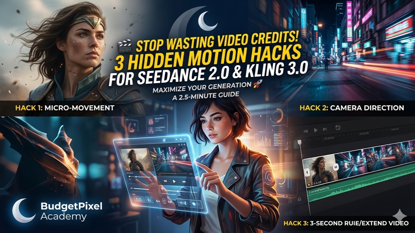 🎬 Stop Wasting Video Credits! 3 Hidden Motion Hacks for SeeDance 2.0 ...
