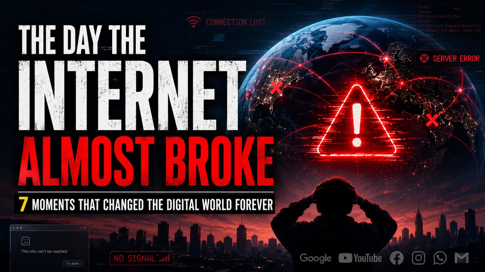 The Day the Internet Almost Broke: 7 Moments That Changed the Digital World Forever